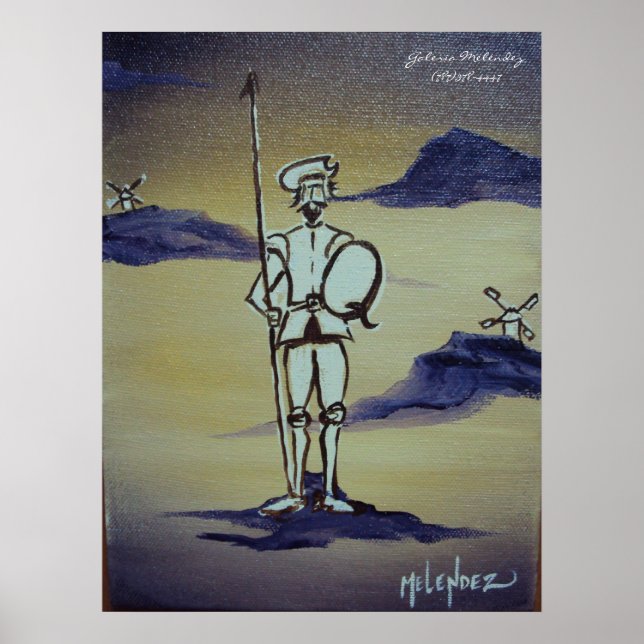 Póster Quixote Standing Tall (Frente)