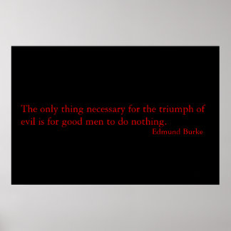 Póster Quote by Burke