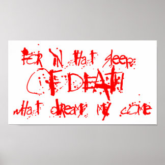 Póster Quoth Hamlet