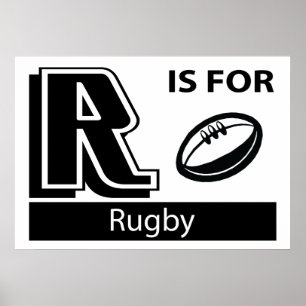 Póster R Es Para Rugby