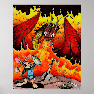 Póster Rabbit Dragonslayer
