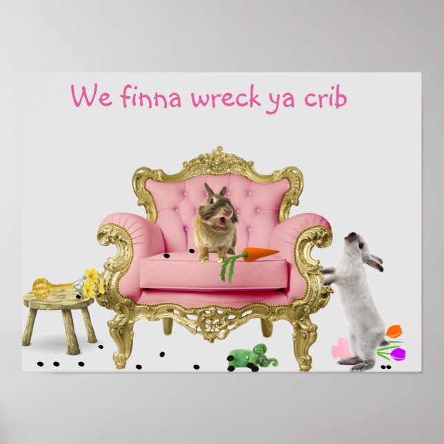 Póster Rabbit Shenanigans Poster (Frente)