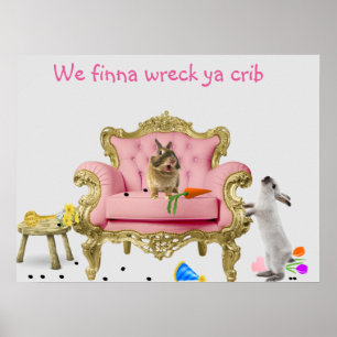 Póster Rabbit Shenanigans Poster