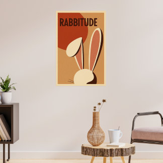 Póster Rabbitude Poster