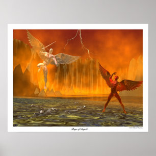 Póster Rabia de los ángeles