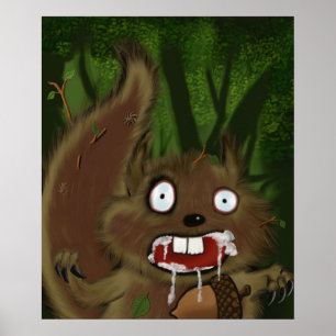 Póster Rabid Squirrel