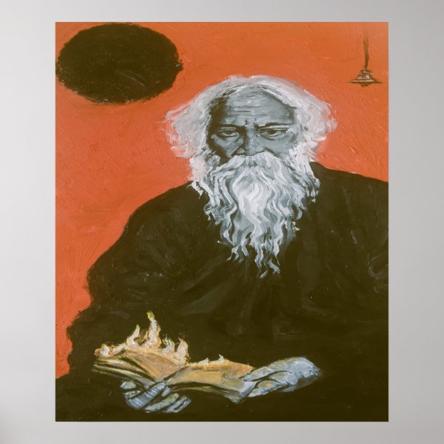 Póster Rabindranath Tagore Art (Frente)