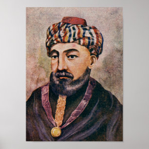 Póster Rabino Moses Maimonides - La Rambam