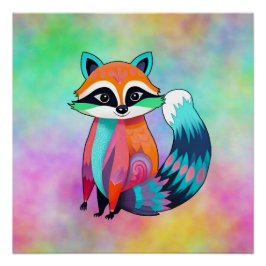 Póster Raccoon