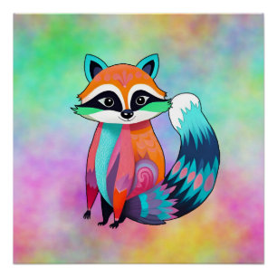 Póster Raccoon