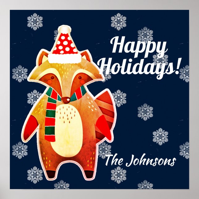 Póster Raccoon (Frente)