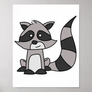 Póster Raccoon