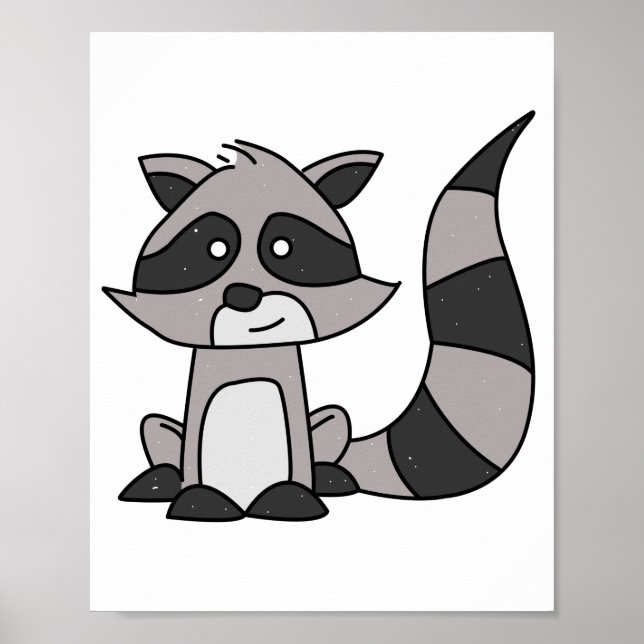 Póster Raccoon (Frente)