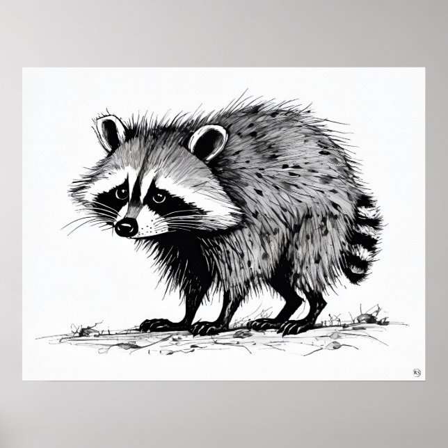 Póster Raccoon - Imágenes de archivo (Frente)