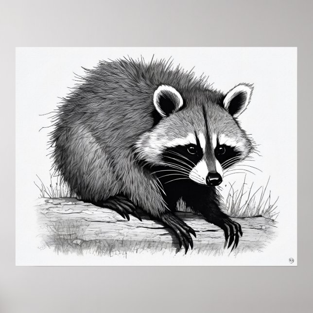 Póster Raccoon - Imágenes de archivo (Frente)