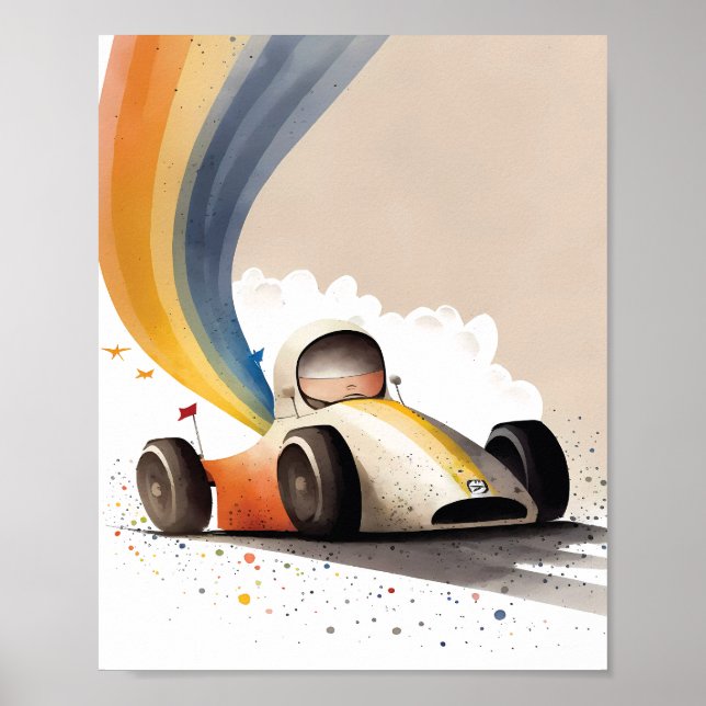 Póster Race Car (Frente)