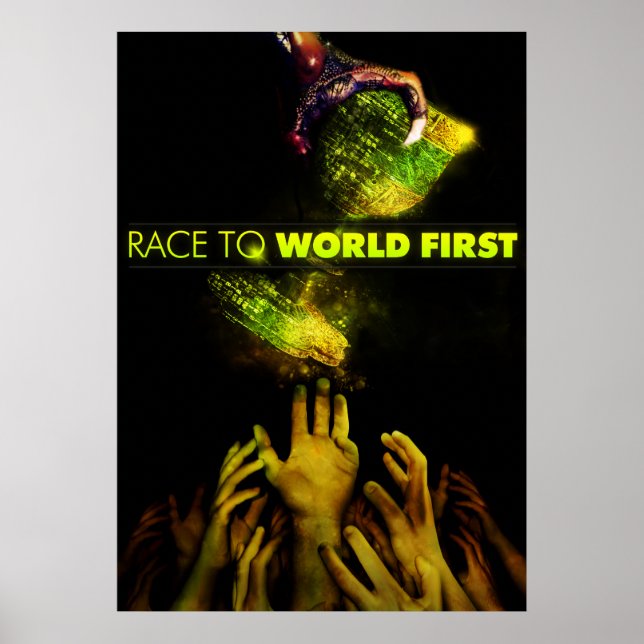 Póster Race to World First - poster de cine oficial (Frente)