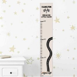 Póster Race Track Neutral Boys Growth Chart