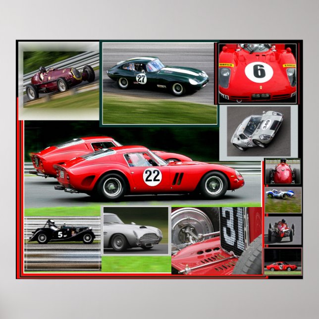 Póster Racers de época (Frente)