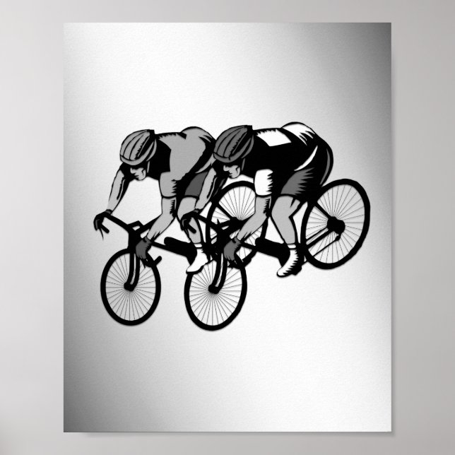 Póster Racers Silver (Frente)