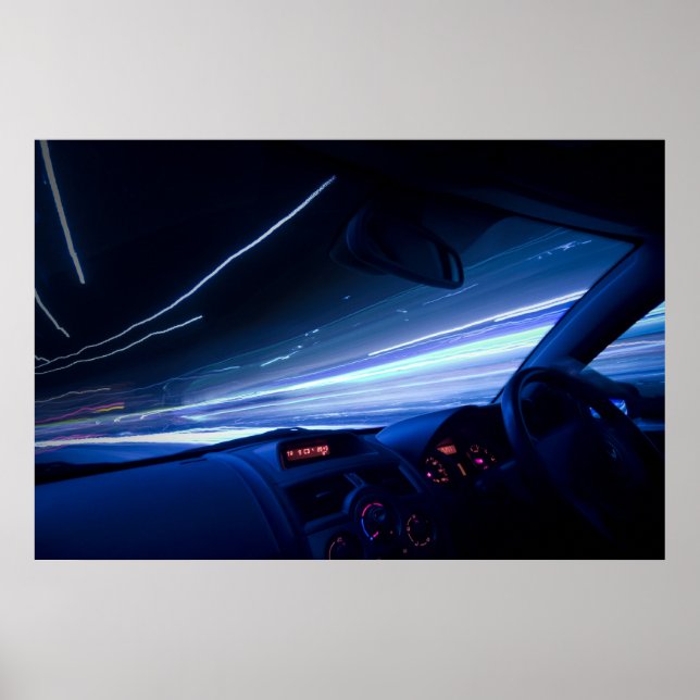 Póster Racha azul (Frente)