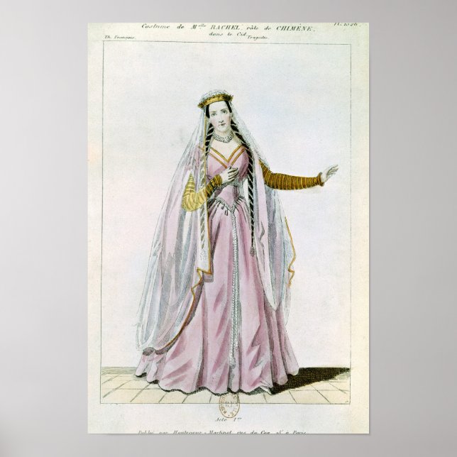 Póster Rachel in the role of Chimene (Frente)