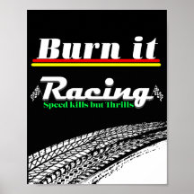 racing aesthetic design poster
