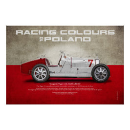 Póster Racing Colours of Poland