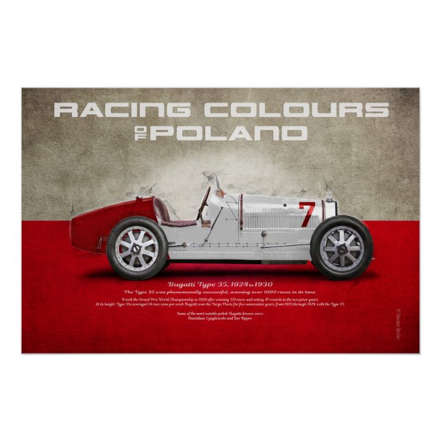 Póster Racing Colours of Poland (Anverso)