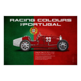 Póster Racing Colours of Portugal