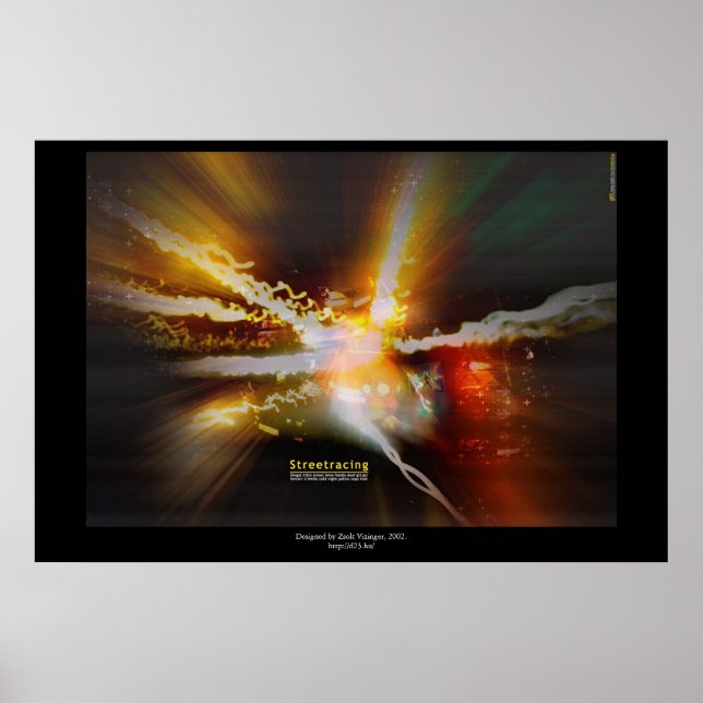 Póster Racismo callejero (Frente)