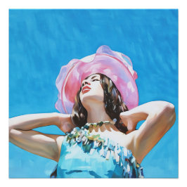 Póster Radiación de verano