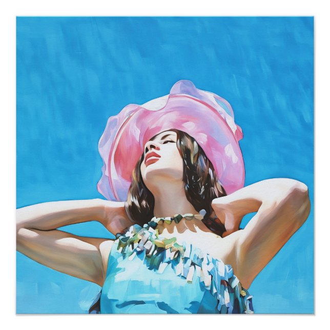 Póster Radiación de verano (Anverso)