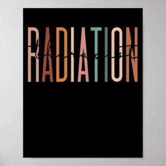Póster Radiación Terapia Radiante Apreciada