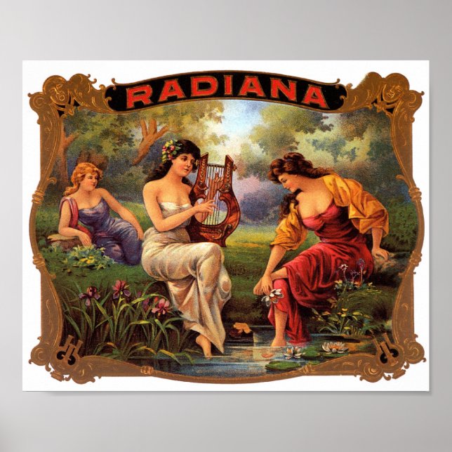 Póster Radiana Cigar Label (Frente)
