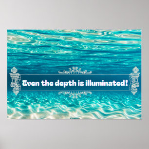 Póster Radiancia de las profundidades oceánicas