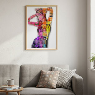 Póster Radiancia en Bloom: Flores Kate de Carole Benichou