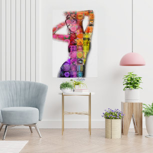 Póster Radiancia en Bloom: Flores Kate de Carole Benichou