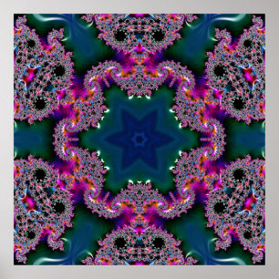 Póster Radiancia Fractal