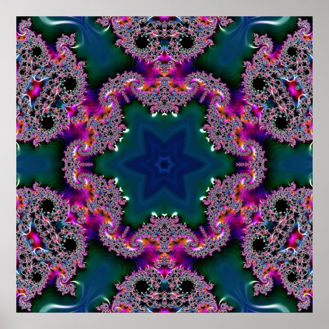 Póster Radiancia Fractal (Frente)