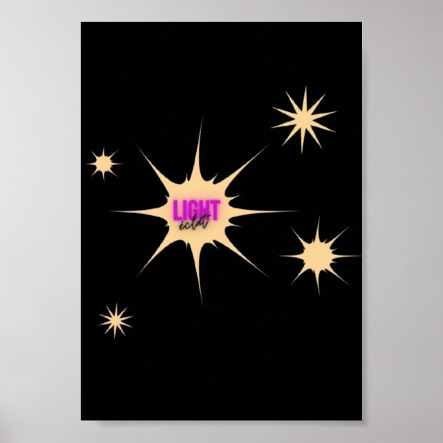 Póster Radiant Light – Modern & Vibrant Style (Frente)
