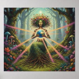 Póster RadiantEarthGoddess