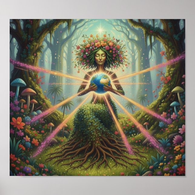 Póster RadiantEarthGoddess (Frente)