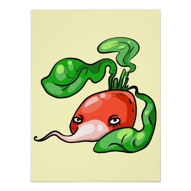 Póster Radieschen radish (Anverso)