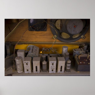 Póster radio antigua