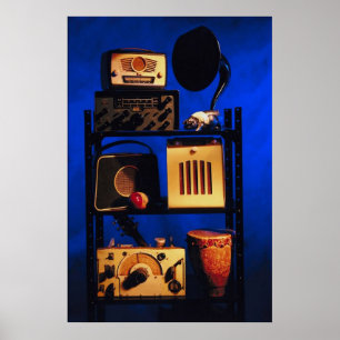 Póster Radio antigua