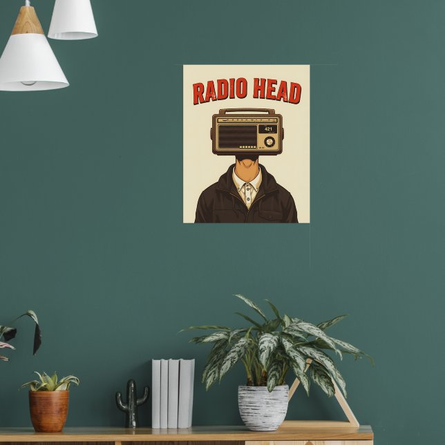 Póster RADIO HEAD – Vintage Surreal Retro Poster  (Salón 1)