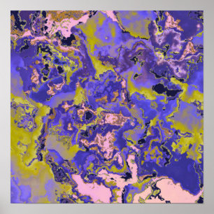 Póster Radioactive Marble