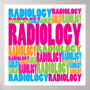 Póster Radiología colorida