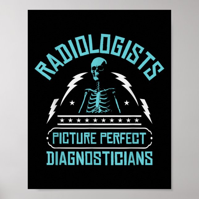 Póster Radiólogos Diagnósticos Perfectos _ Rad  (Frente)